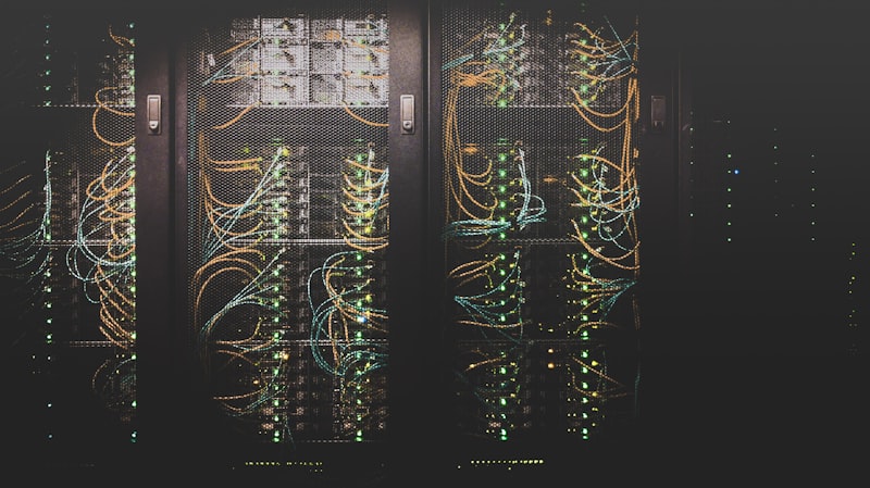 Network infrastructure diagram representing concentrated versus distributed systems